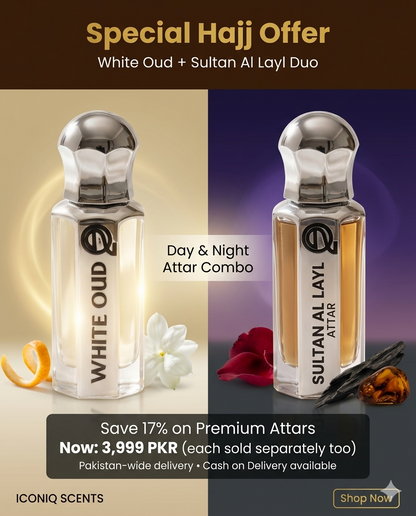 White Oud & Sultan Al Layl – Day & Night Attar Bundle (12ml + 12ml)
